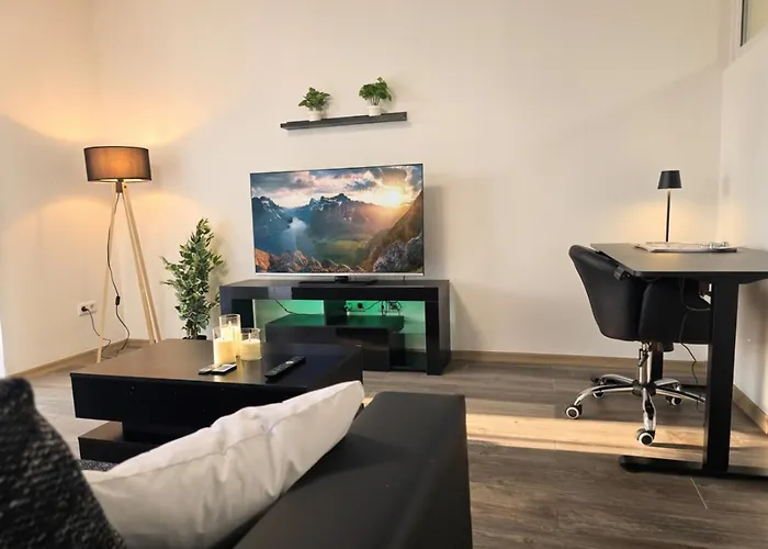 Modern Living Nearby Rheinhafen Mit Balkon Und Parken - Apolonia Living Lejlighed