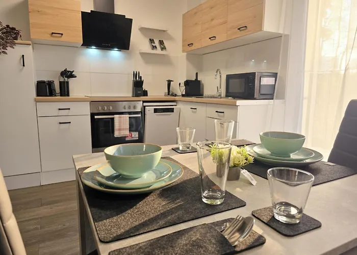 Modern Living Nearby Rheinhafen Mit Balkon Und Parken - Apolonia Living Lejlighed *